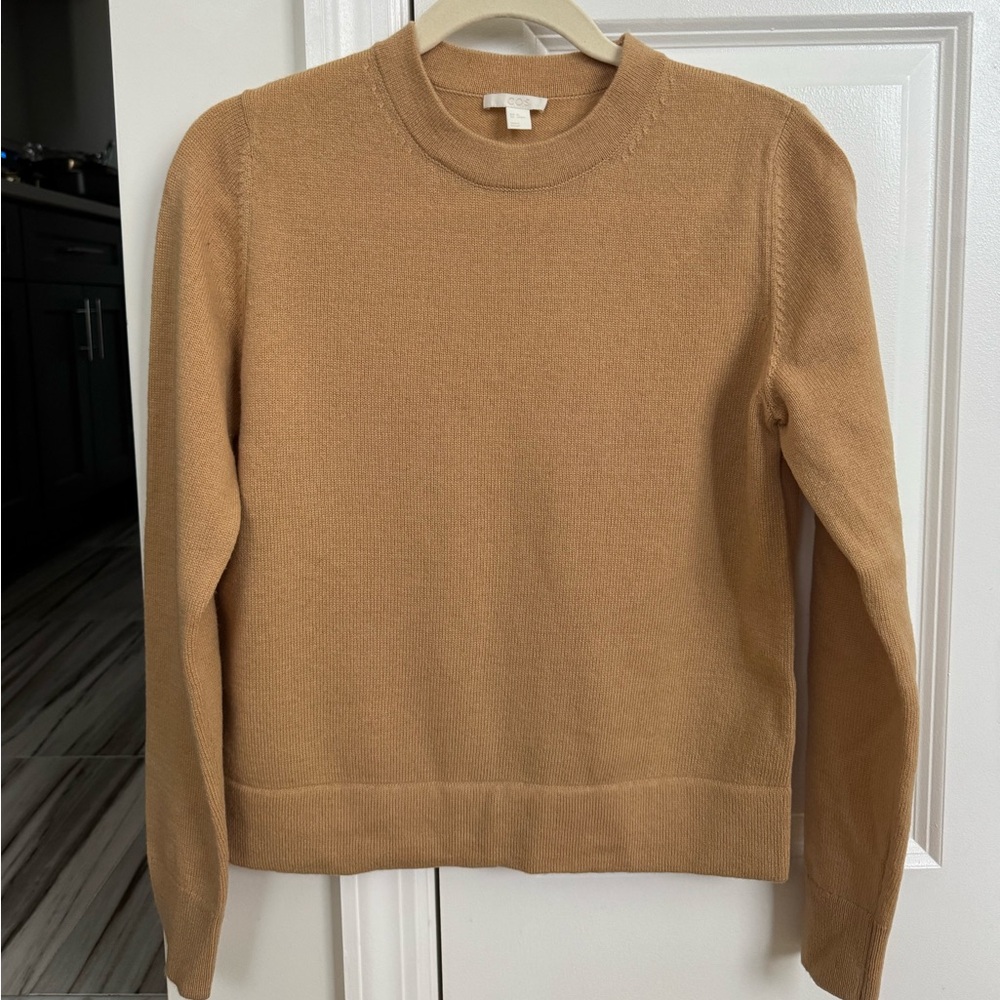COS Camel Knit Sweater